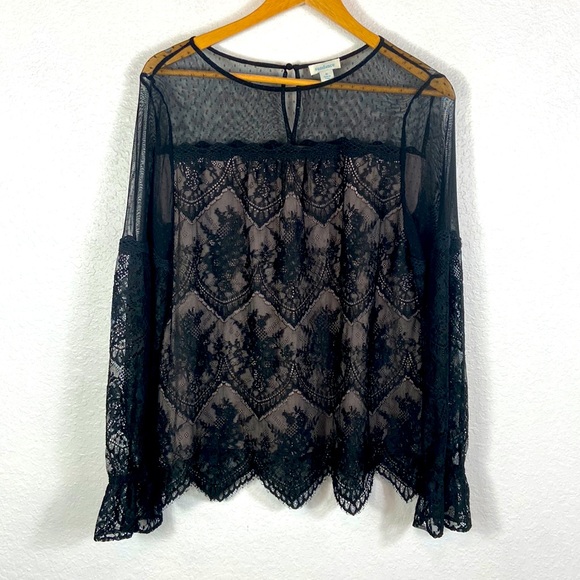 Sundance Tops - Nwot Sundance Victorian Elegance Top Black M